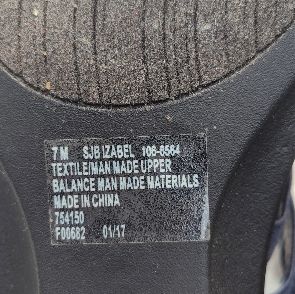 St. John's Bay Navy Slide Sandals - Picture 4 of 5